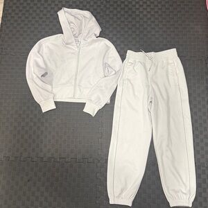 NWT ZARA Kids White Jogger set